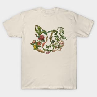 Botanical Corgi T-Shirt